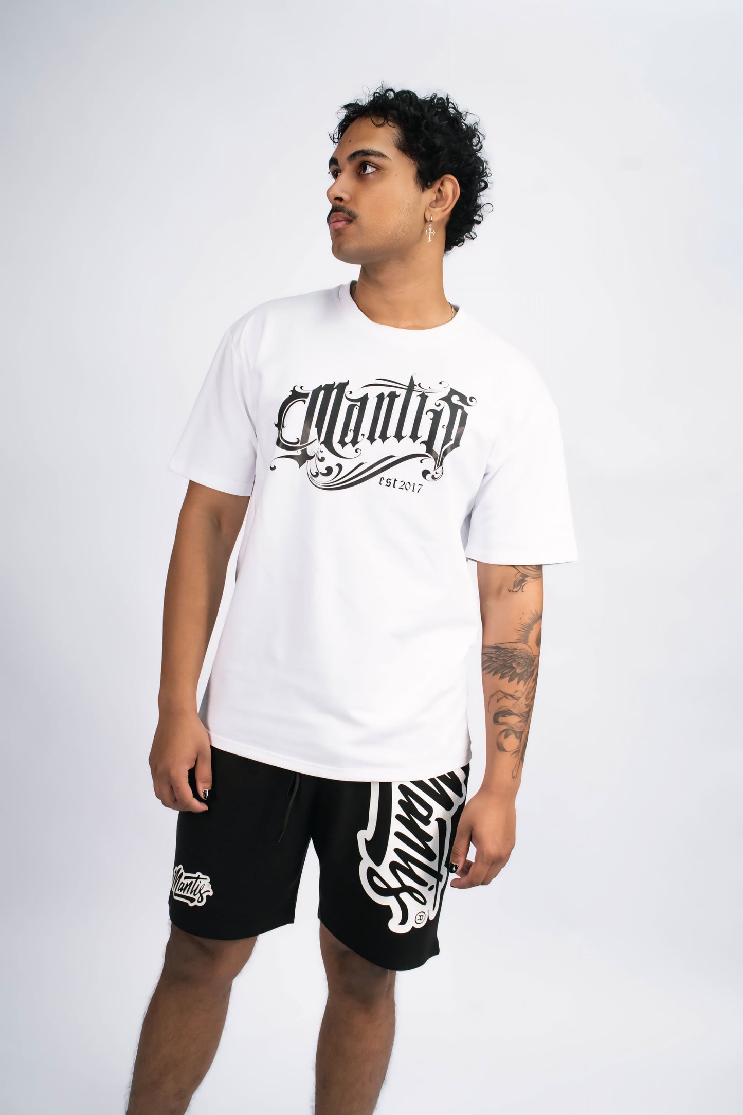 Mantis Signature Graffiti Shorts Black
