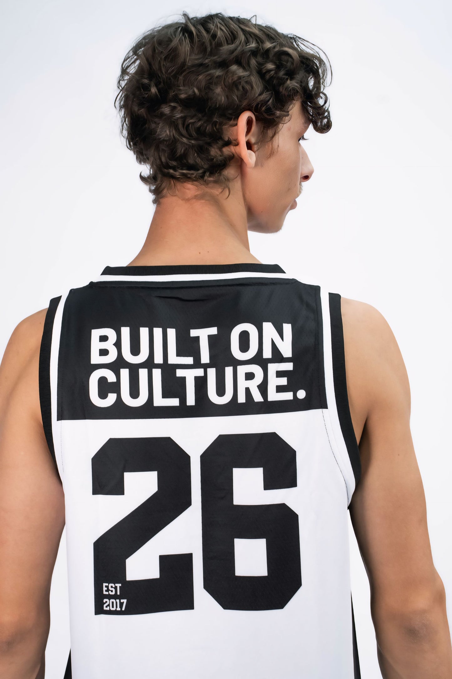 Mantis 2026 Basketball Singlet Black + White