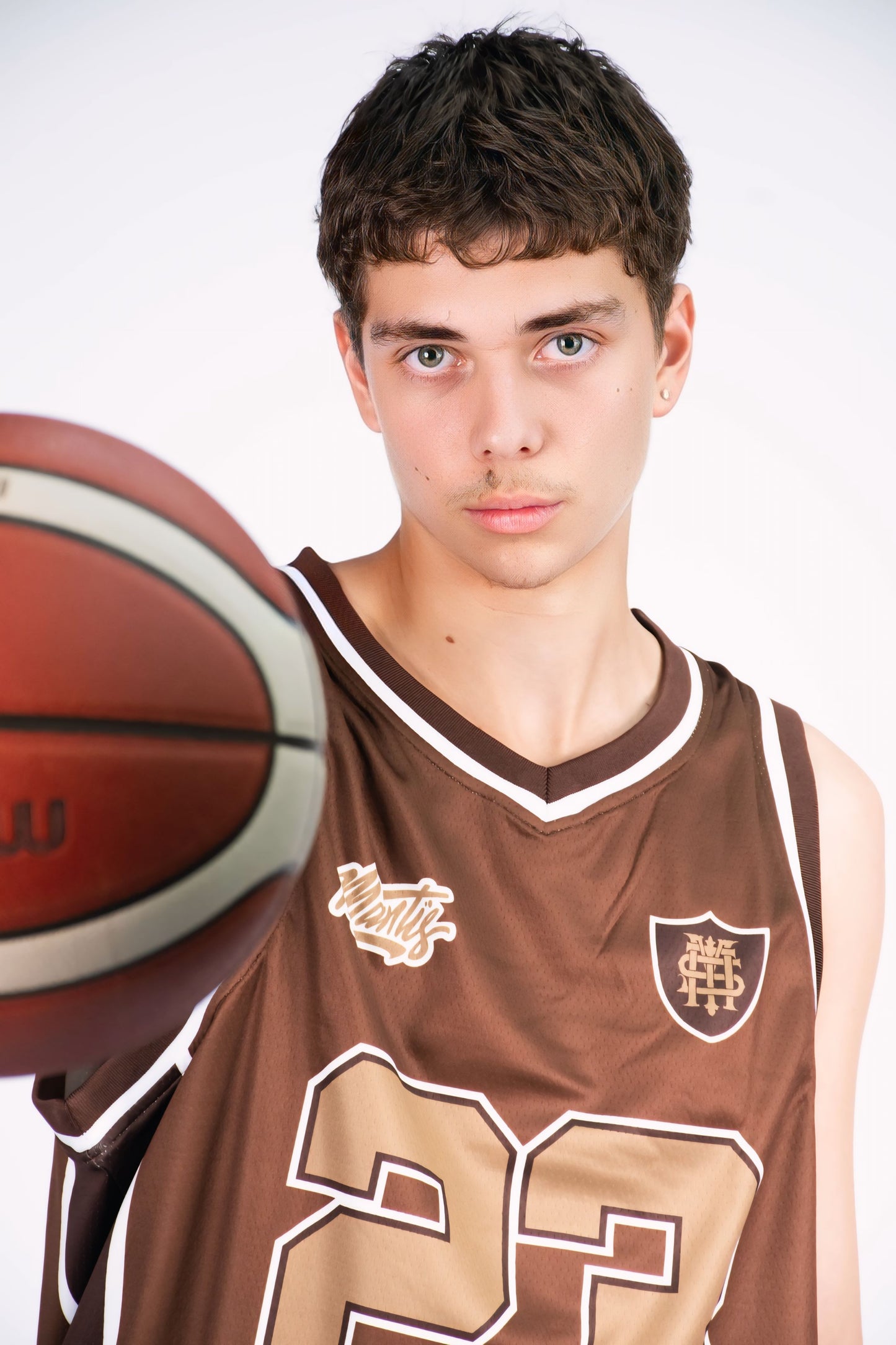 Mantis 2026 Basketball Singlet Brown