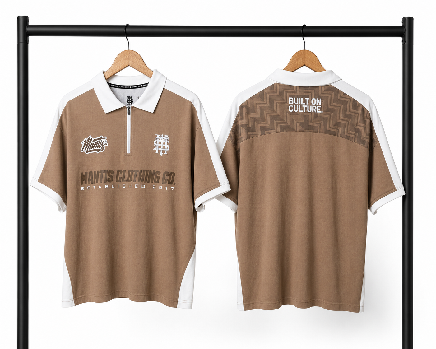 Oversized Cotton Poutama Polo