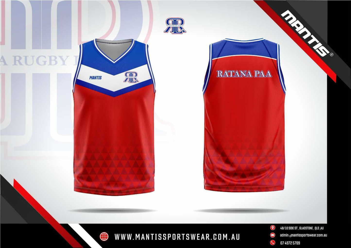 Ratana Paa Basketball Singlet
