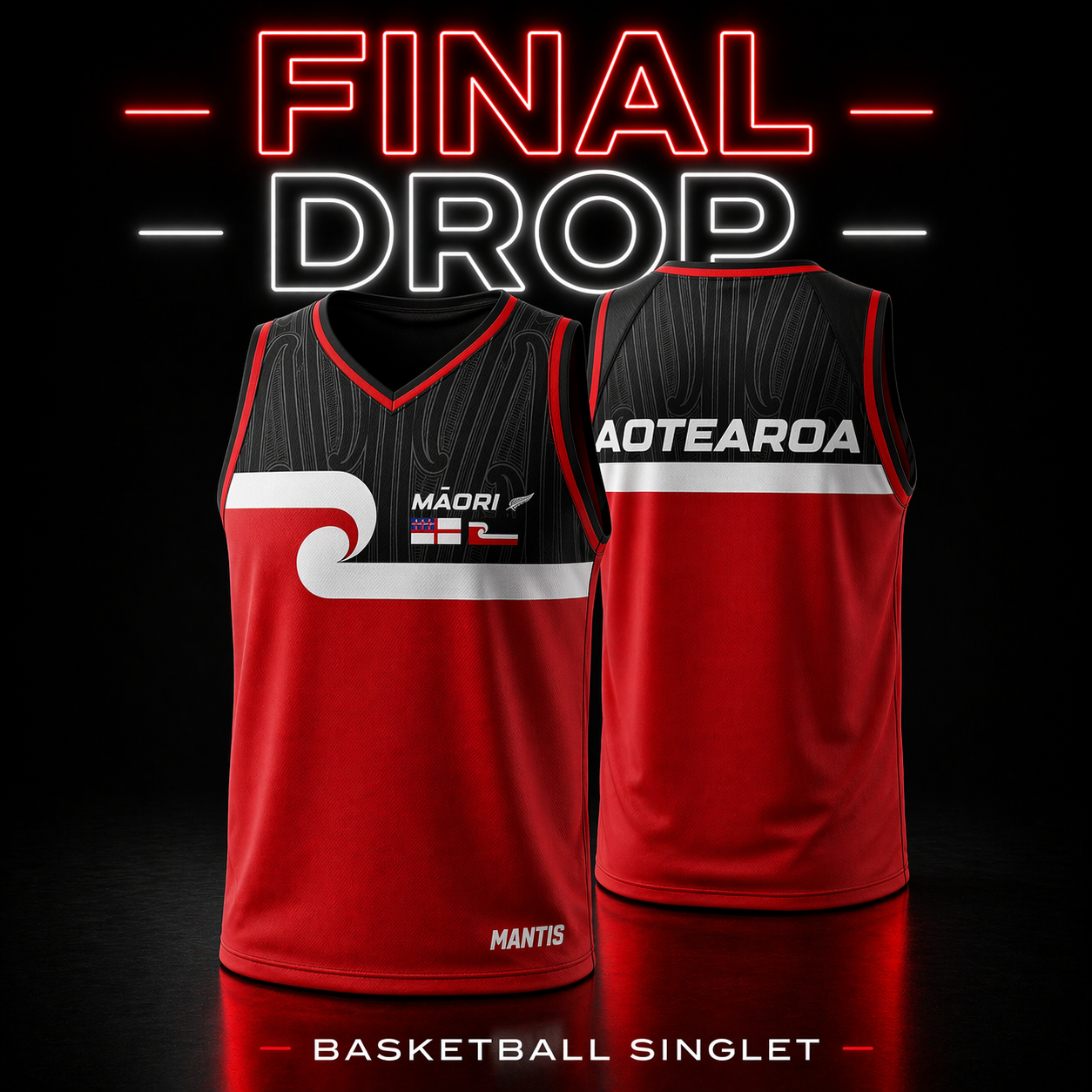 Tino Rangatiratanga Bball Singlet