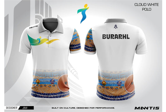 Tannum Sands Cloud White Polo