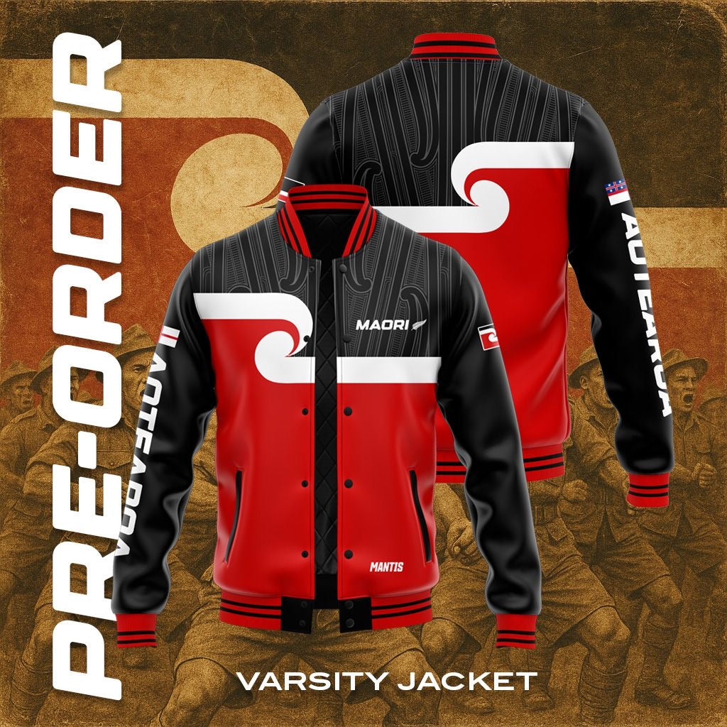 Tinorangatiratanga Saturn Varsity Jacket