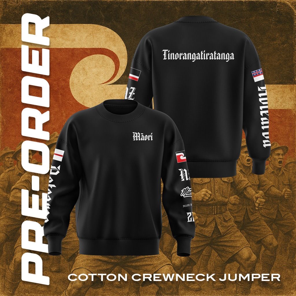 Tino Rangatiratanga Cotton Crew Necks