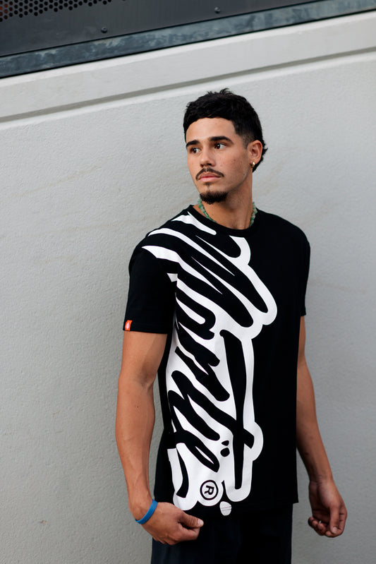 Mantis Signature Graffiti Tee – Black