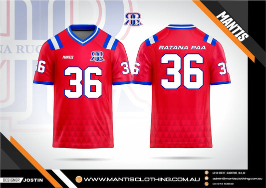Ratana Paa NFL Jersey Red