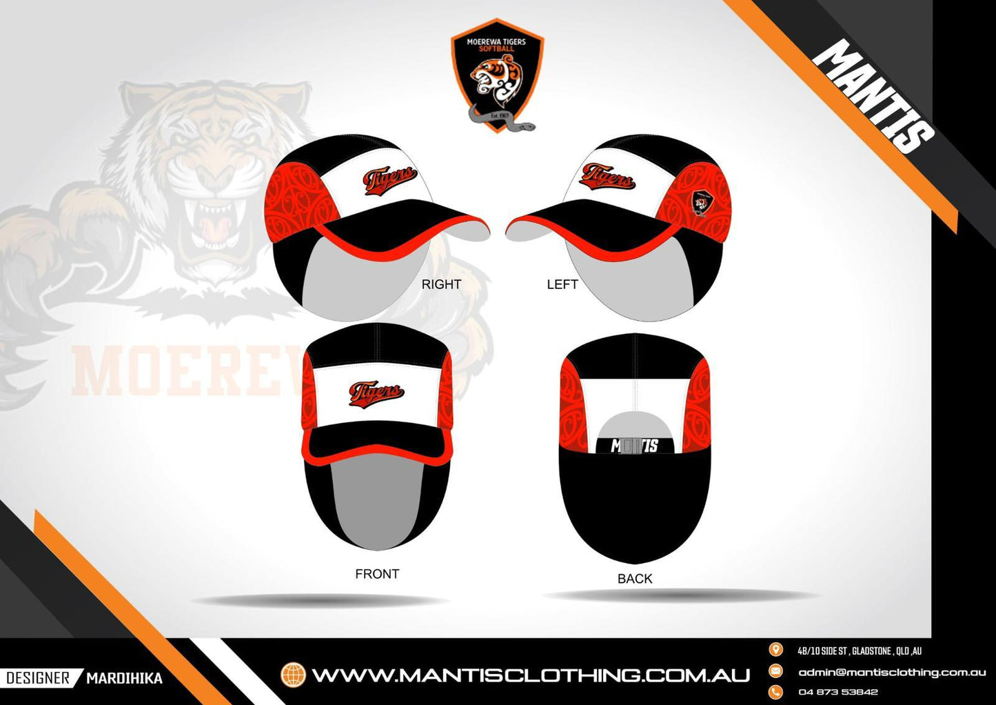 Moerewa Tigers 5 Panle Hat