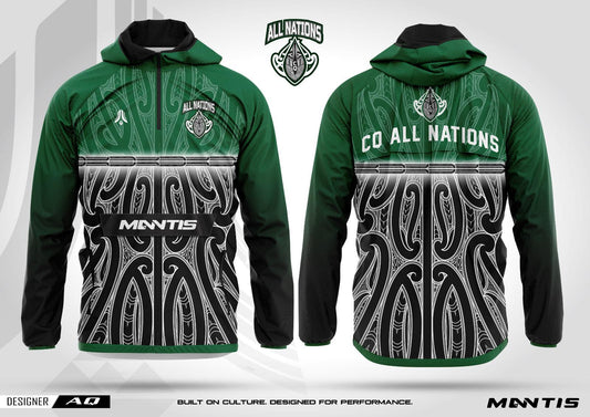 CQ All Nations 1/4 Zip Waterproof Jacket