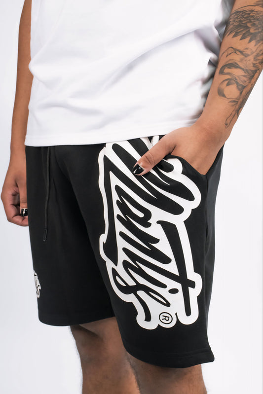 Mantis Signature Graffiti Shorts Black