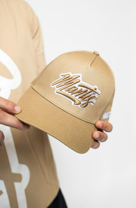 A Frame SnapBack Cap signature beige